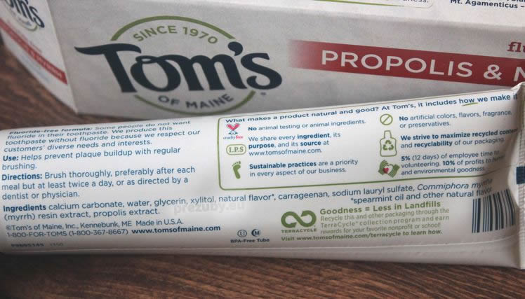 toms zubna pasta